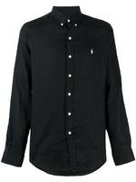 Polo Ralph Lauren chemise boutonnée à logo brodé - Noir