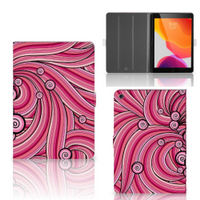 iPad 10.2 2019 | iPad 10.2 2020 | 10.2 2021 Hoes Swirl Pink - thumbnail