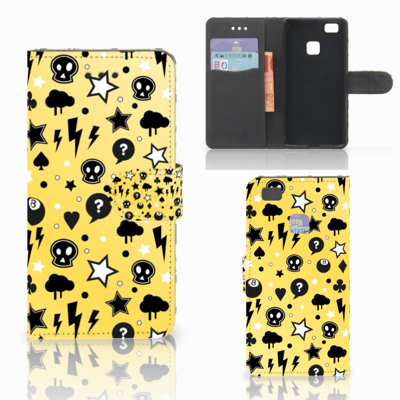 Telefoonhoesje met Naam Huawei P9 Lite Punk Geel Telefoonhoesje met Naam Huawei P9 Lite Punk Geel