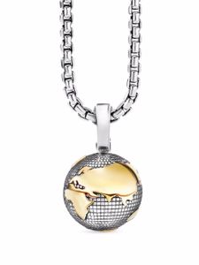 David Yurman collier en or 18ct à pendentif - Argent