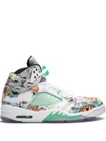 Jordan baskets montantes Air Jordan 5 Retro wings - Blanc