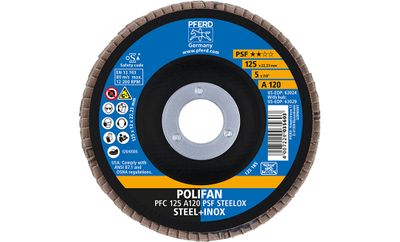 PFERD 67749125 A Psf Steelox Lamellenschijf Diameter 125 mm Boordiameter 22.23 mm 10 stuk(s)