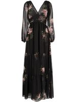 Sachin & Babi Jules floral-print gown - Noir