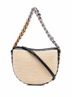 Stella McCartney petit sac Frayme en peau lainée artificielle - Blanc