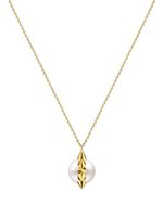 TASAKI collier Collection Line Danger en or 18ct à pendentif