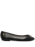 Lauren Ralph Lauren ballerines Jayna en cuir - Noir - thumbnail