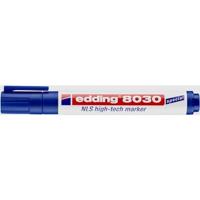 edding 8030 NLS hightech marker - blauw - 1 pen - ronde penpunt 1,5-3 mm - roestvrije marker voor corrosiearme markering - voor gebruik op staal, metaal, ijzer, aluminium