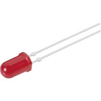 Vishay TLHR 5400 Bedrade LED Super-rood Rond 5 mm 10 mcd 30 ° 30 mA 2 V