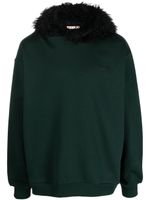 Marni sweat bicolore en fourrure artificielle - Vert - thumbnail