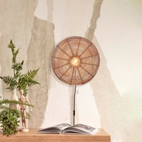 GOOD&MOJO Wandlamp Tanami Rotan, 40cm - thumbnail