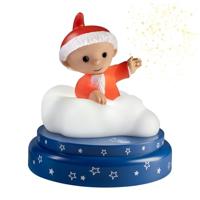 ANSMANN LED nachtlampje Sandman, nachtlampje voor kinderen, automatische uitschakeling, warm wit licht, aanraakfunctie, op batterijen, verpleeglampje