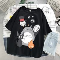 Spirited Away T-Shirt Anime Cartoon Anime Harajuku Grafisch Street Style Voor Voor Stel Voor heren Dames Volwassenen Maskerade Back To School Heet stempelen Casual / Dagelijks Lightinthebox