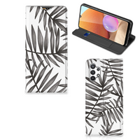 Samsung Galaxy A32 4G | A32 5G Enterprise Editie Smart Cover Leaves Grey - thumbnail