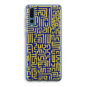 Majorelle Blue Print: Huawei P20 Pro Transparant Hoesje