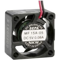 SEPA MF15A05 Axiaalventilator 5 V/DC 0.6 m³/h (l x b x h) 15 x 15 x 8 mm - thumbnail