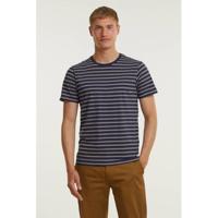 PRODUKT gestreept T-shirt Jim donkerblauw