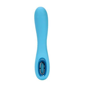 UltraZone Tundra Rose 6x Silicone Vibe - Blue