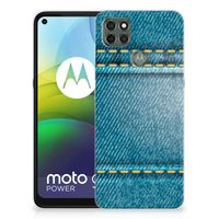 Motorola Moto G9 Power Silicone Back Cover Jeans - thumbnail