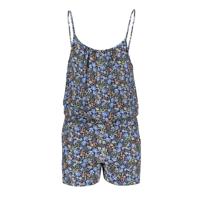 Geisha Meisjes jumpsuit AOP - Blauw / groen bloemen