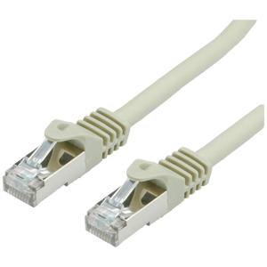 VALUE S/FTP-kabel Cat.7, met RJ-45-connectoren (500 MHz / Klasse EA), grijs, 0,5 m