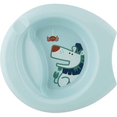 Chicco Diep Dinerbord Leeuw Jongens 22 Cm Blauw