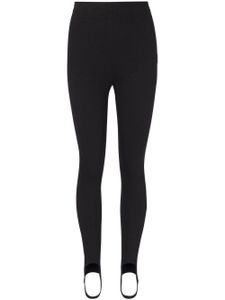 Balmain legging fuseau en coton mélangé - Noir