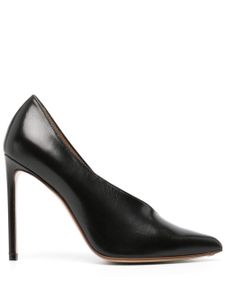 Francesco Russo escarpins en cuir 105 mm - Noir