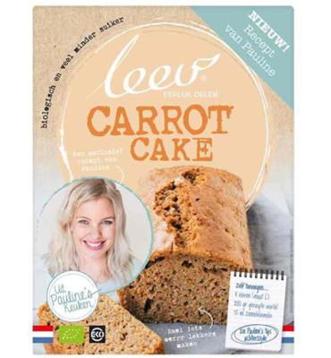 Leev Pauline's Mix Carrot Cake Bio (260g) Leev Pauline's Mix Carrot Cake Bio (260g)