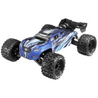 Reely Thor Blauw Brushed 1:10 RC auto Elektro Monstertruck 4WD 100% RTR 2,4 GHz Incl. accu, oplader en batterijen voor