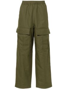 Acne Studios pantalon droit à poches cargo - Vert