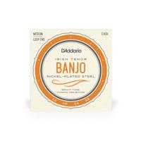 D&apos;Addario EJ63i Nickel Medium 12-36 snaren voor Ierse tenor banjo