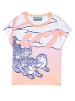 Kenzo Kids t-shirt à imprimé graphique - Rose