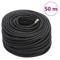 Luchtslang hybride 0,6'' 50 m rubber en PVC zwart