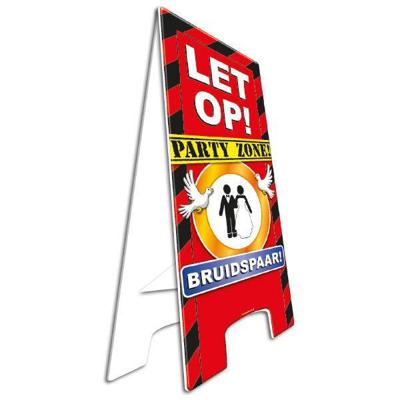 Pas op bord Bruidspaar