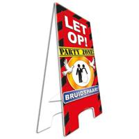 Pas op bord Bruidspaar