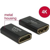 DeLOCK 65659 HDMI/HDMI genderchanger female/female Highspeed 4K - thumbnail