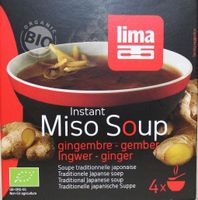 Instant miso soep gember 4 x 15 gram bio - thumbnail