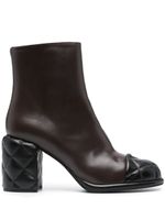 Paul Warmer bottines Coco 85 mm en cuir - Marron - thumbnail