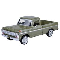 Modelauto Ford F-100 Pickup 1969 groen schaal 1:24/19 x 7 x 6 cm