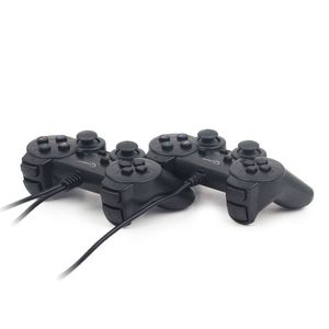 Gembird JPD-UDV2-01 game controller Zwart USB 2.0 Gamepad Analoog/digitaal PC