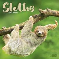 Sloths Calendar 2026 Square Animal Wall Calendar - 16 Month