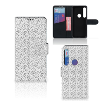Motorola Moto G8 Plus Telefoon Hoesje Stripes Dots