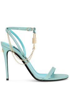 Dolce & Gabbana sandales Keira en cuir - Bleu