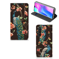 Xiaomi Mi Note 10 Lite Hoesje maken Pauw met Bloemen