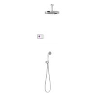 Regendouche set electronisch Tres Shower Technology Classic | Inbouw | Thermostaatkraan | 2-weg | Vintage | Chroom