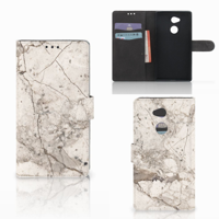 Sony Xperia XA2 Ultra Bookcase Marmer Beige