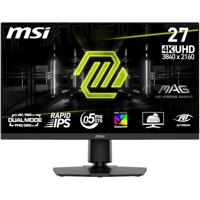 MSI MAG 272URDF E16 Gaming Monitor 27 inch UHD - Rapid IPS Panel 3840 x 2160, 0,5 ms, DisplayHDR 400, AI Vision, Dual-Mode, HDMI 2.1, DP 1.4a, kanteling en hoogte verstelbaar, zwart