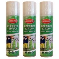 3x spuitbussen voetbal scheidsrechters spray 150 ml - thumbnail