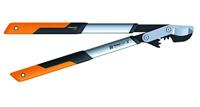 Fiskars Takkenschaar, bypass-takkenschaar voor jong hout, antikleeflaag, gehard precisiestaal, lengte: 64 cm, zwart/oranje, PowerGear X, LX94-M, 1020187