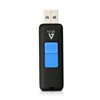 V7 VF316GAR-3E Slider USB 3.0 geheugenstick 16GB zwart/blauw